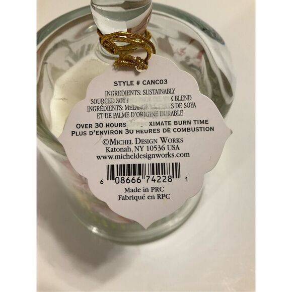 Michel Design Works Island Breeze Cloche Candle. NWT. Sealed. Tropical green gin - Picture 8 of 12